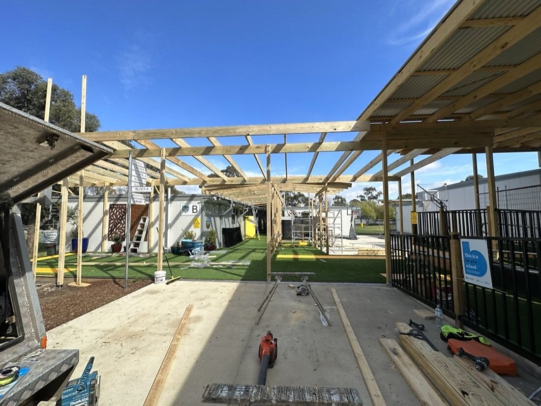 Deck and pergola